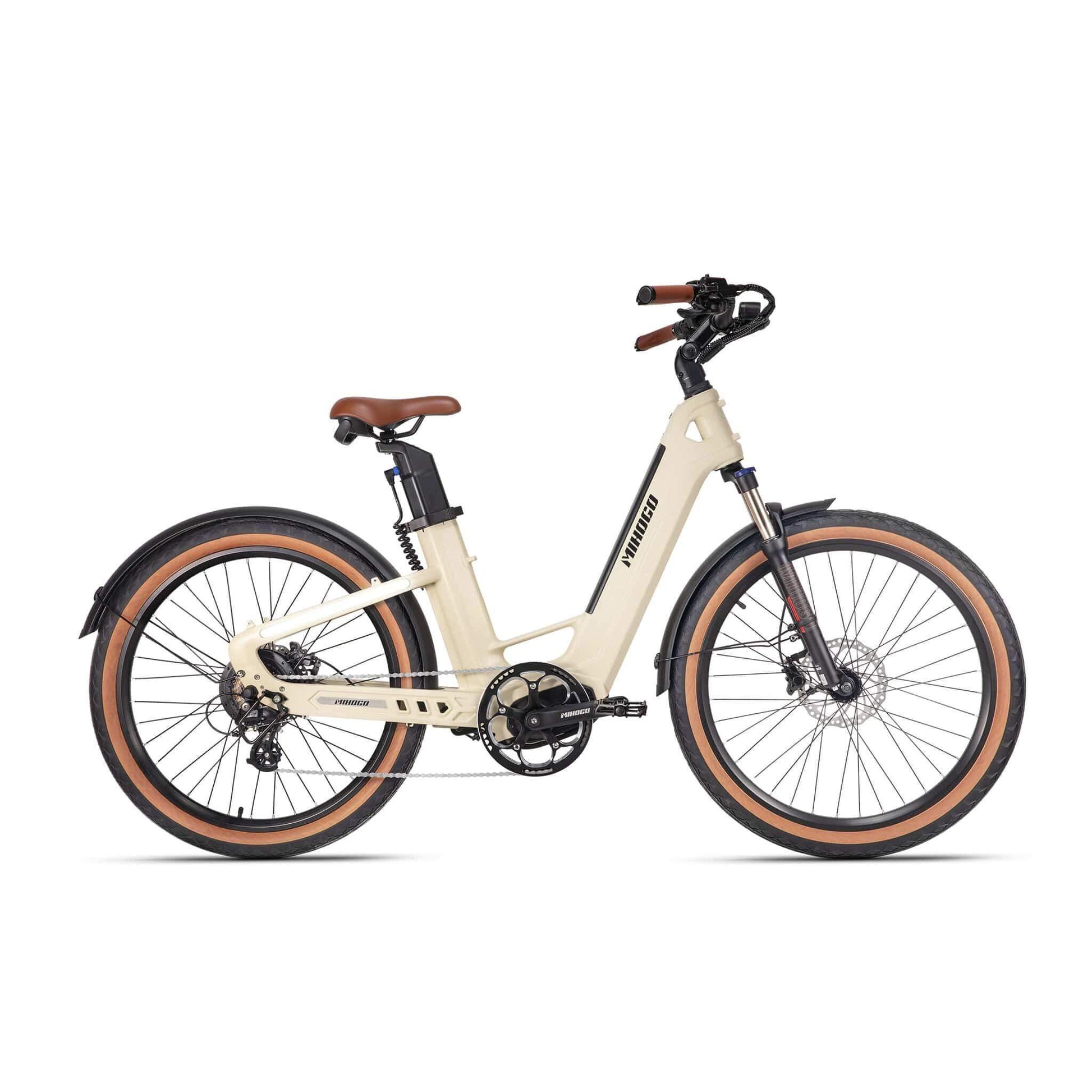 MIHOGO eBIKES yellow / Double Battery / classic Mihogo Air750 Max